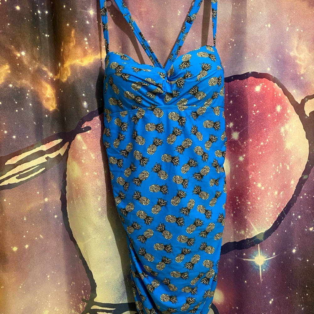 Blue Pineapple Swimsuit
